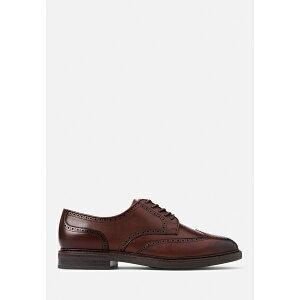 t[ Y T_ V[Y ASHER LEATHER WINGTIP SHOE - Smart lace-ups - brown