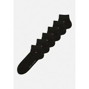 g~[ qtBK[ Y T_ V[Y QUARTER ECOM 6 PACK - Socks - black