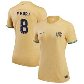 【送料無料】 ナイキ レディース ユニフォーム トップス Barcelona Nike Women's 2022/23 Away Replica Custom Jersey Yellow