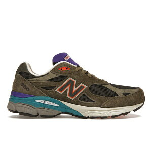 New Balance �j���[�o�����X �����Y �X�j�[�J�[ �yNew Balance 990v3 MiUSA YCMC�z �T�C�Y US_M_13 Green/Purple/Orange