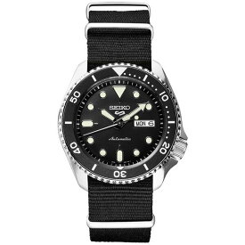 セイコー メンズ 腕時計 アクセサリー LIMITED EDITION Men's Automatic 5 Sports Black Nylon Strap Watch 42.5mm, Created for Macy's Black