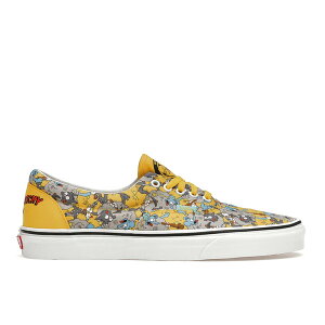 Vans �o���Y �����Y �X�j�[�J�[ �yVans Era The Simpsons Itchy & Scratchy�z �T�C�Y US_M_4 Yellow/White