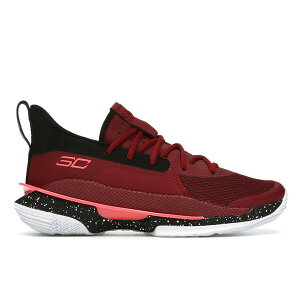 Under Armour A_[A[}[ Y Xj[J[ yUnder Armour Curry 7 Red Cordovaz TCY US_9(27.0cm) Red Cordova/Black-Beta Red
