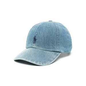 �����t���[���� �����Y �X�q �A�N�Z�T���[ Polo pony denim baseball cap Blue