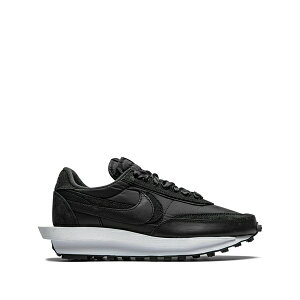 �i�C�L �����Y �X�j�[�J�[ �V���[�Y X sacai ldwaffle black nylon sneakers Black