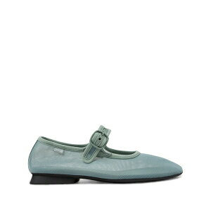 �J���y�[�� ���f�B�[�X �T���_�� �V���[�Y Casi myra mesh ballerina shoes Green