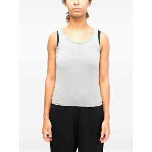 �� ���[�Y ���f�B�[�X �J�b�g�\�[ �g�b�v�X M䩘Rlange-effect tank top Grey