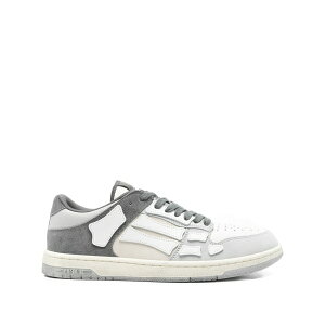 �A�~�� �����Y �X�j�[�J�[ �V���[�Y Skel-top bone-panelled low-top sneakers Grey