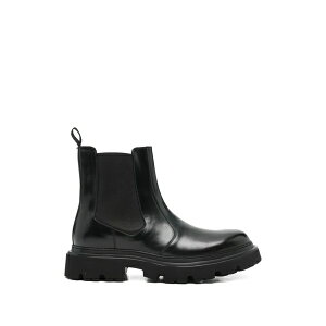 �R���l���A�[�j �����Y �u�[�c �V���[�Y Platform pull-tab chelsea boots Black