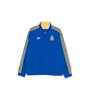 �A�f�B�_�X �����Y �W���P�b�g���u���]�� �A�E�^�[ Real madrid cultural story jacket Blue