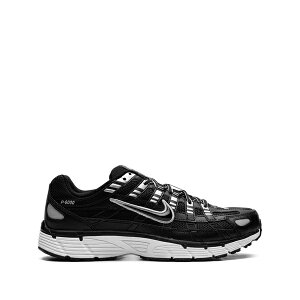 �i�C�L �����Y �X�j�[�J�[ �V���[�Y P-6000 black/white/metallic silver sneakers Black