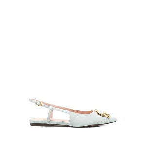 �R�`�l�� ���f�B�[�X �p���v�X �V���[�Y Pointed-toe flat pumps Blue