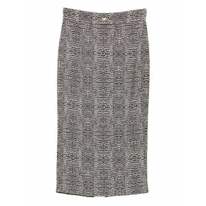 �G���U�x�X�t�����L ���f�B�[�X �X�J�[�g �{�g���X Python-print pencil skirt Black