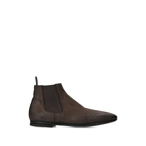 �v���~�A�[�^ �����Y �u�[�c �V���[�Y Pull-tab chelsea boots Brown