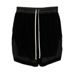 ���b�N�I�E�G���X ���f�B�[�X �J�W���A���p���c �{�g���X Drawstring straight-hem shorts Black