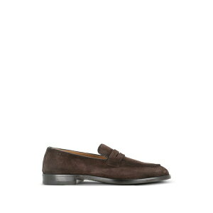 �A���N�T���_�[ �I�b�g �����Y �X���b�|���E���[�t�@�[ �V���[�Y Suede panelled loafers Brown