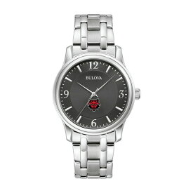 ブロバ メンズ 腕時計 アクセサリー Arkansas State Red Wolves Bulova Stainless Steel Corporate Collection Watch -