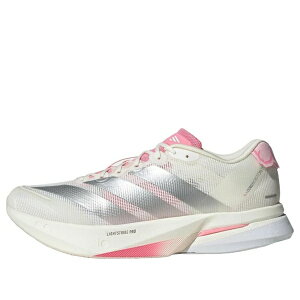 adidas �A�f�B�_�X �����Y �X�j�[�J�[ �yadidas Adizero Boston 13 'White Silver Metallic Bliss Pink' JQ9666�z �T�C�Y US_10(28.0cm)