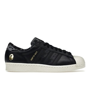 adidas AfB_X Y Xj[J[ yadidas Superstar 80s Undefeated Bape Blackz TCY US_8.5(26.5cm) Core Black/Core Black/Core White