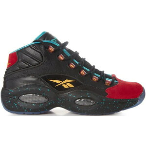 Reebok ���[�{�b�N �����Y �X�j�[�J�[ �yReebok Question Mid Burn Rubber Apollos Young�z �T�C�Y US_10(28.0cm) Black/Garnet/Teal/Teal