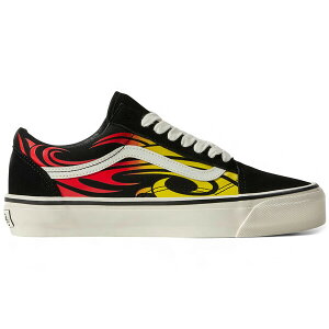 Vans �o���Y �����Y �X�j�[�J�[ �yVans Old Skool 36 LX Warped Tour Black Flame�z �T�C�Y US_7(25.0cm) Black/Flame