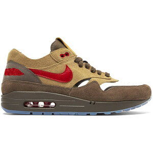 Nike �i�C�L �����Y �X�j�[�J�[ �yNike Air Max 1 CLOT Kiss of Death CHA (Special Box)�z �T�C�Y US_10.5(28.5cm) Rocky Tan/Sport Red