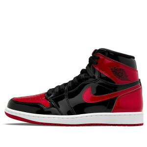 Air Jordan W[_ Y Xj[J[ yAir Jordan 1 Retro High OG 'Patent Bred' 555088-063z TCY US_M_14