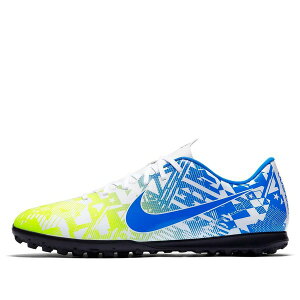 Nike �i�C�L �����Y �X�j�[�J�[ �yNike Vapor 13 Club Njr TF Turf White/Volt/Black/Racer Blue Yellow AT8000-104�z �T�C�Y US_10(28.0cm)