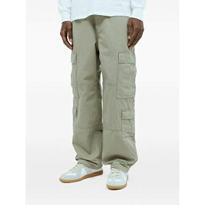 �W�F�C�\���}�[�N �����Y �J�W���A���p���c �{�g���X Cotton cargo trousers Green