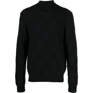 �R���l���A�[�j �����Y �j�b�g&�Z�[�^�[ �A�E�^�[ Cable-knit turtleneck jumper Blue