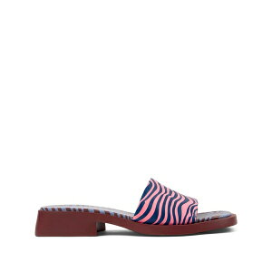 �J���y�[�� ���f�B�[�X �T���_�� �V���[�Y Dana zebra-print sandals Pink