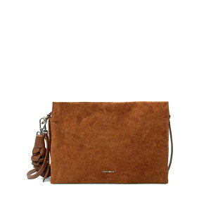 �R�`�l�� ���f�B�[�X �V�����_�[�o�b�O �o�b�O Medium boheme top-handle suede tote bag Brown
