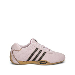 �A�f�B�_�X ���f�B�[�X �X�j�[�J�[ �V���[�Y Adiracer suede three-stripe sneakers Pink