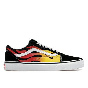 Vans �o���Y �����Y �X�j�[�J�[ �yVans Old Skool Flame (2017)�z �T�C�Y US_8(26.0cm) Black/True White