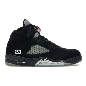 Jordan �W���[�_�� �����Y �X�j�[�J�[ �yJordan 5 Retro Black Metallic (2011)�z �T�C�Y US_M_13 Black/Varsity Red-Metallic Silver