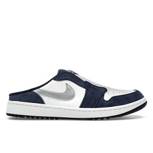 Jordan �W���[�_�� �����Y �X�j�[�J�[ �yJordan 1 Mule Golf Midnight Navy�z �T�C�Y US_M_4 White/Midnight Navy/Metallic Silver