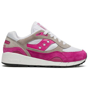 Saucony �T�b�J�j�[ �����Y �X�j�[�J�[ �ySaucony Shadow 6000 White Grey Pink�z �T�C�Y US_8.5(26.5cm) White/Pink