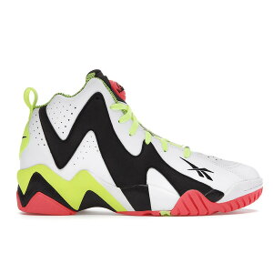 Reebok ���[�{�b�N �����Y �X�j�[�J�[ �yReebok Pump Kamikaze 2 Mid White Black Red Yellow�z �T�C�Y US_8.5(26.5cm) White/Black-Red-Yellow