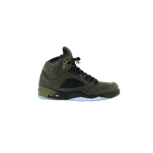 Jordan �W���[�_�� �����Y �X�j�[�J�[ �yJordan 5 Retro Fear Pack�z �T�C�Y US_M_13 Sequoia/Fire Red-Medium Olive-Black
