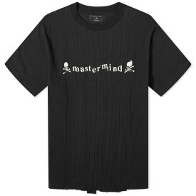ジョン・エリオット メンズ Tシャツ トップス John Elliott x MASTERMIND JAPAN Shredded T-Shirt Black