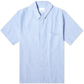 イザベル マラン メンズ シャツ トップス Isabel Marant Iggy Short Sleeve Shirt Blue