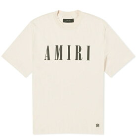 アミリ メンズ Tシャツ トップス AMIRI Core Logo T-Shirt Neutrals