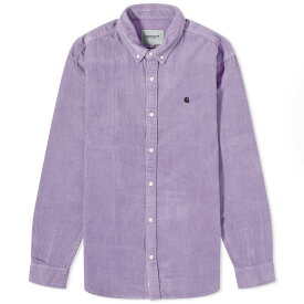 カーハート メンズ シャツ トップス Carhartt WIP Madison Cord Shirt Purple