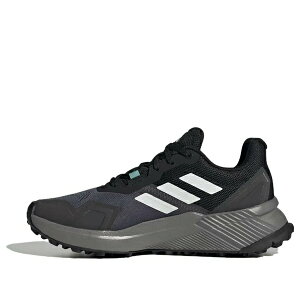 adidas �A�f�B�_�X ���f�B�[�X �X�j�[�J�[ �y(WMNS) adidas Terrex Soulstride Trail 'Core Black Crystal White Grey Four' IF5030�z �T�C�Y US_7(24.0cm)