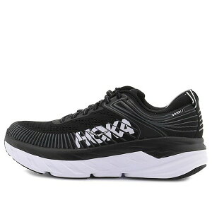 HOKA ONE ONE �z�J�I�l�I�l ���f�B�[�X �X�j�[�J�[ �y(WMNS) HOKA ONE ONE Bondi 7 'Black White' 1110519-BWHT�z �T�C�Y US_9(26.0cm)