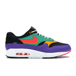 Nike iCL Y Xj[J[ yNike Air Max 1 Windbreakerz TCY US_M_13 Black/Flash Crimson-Kinetic Green-Psychic Purple-University Gold-White