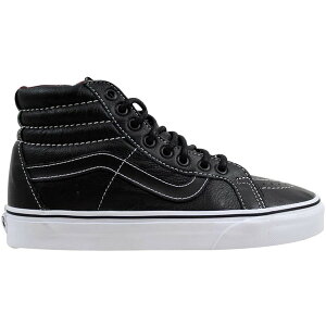 Vans �o���Y �����Y �X�j�[�J�[ �yVans Sk8 Hi Reissue Leather�z �T�C�Y US_7.5(25.5cm) Black/Plaid
