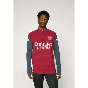 �A�f�B�_�X �����Y �J�b�g�\�[ �g�b�v�X ARSENAL FC 25/26 TIRO 25 EUROPEAN PRO TOP - Club wear - team coll burgundy/dark grey