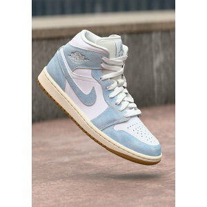 W[_ fB[X Xj[J[ V[Y AIR JORDAN 1 MID SE - High-top trainers - white/worn blue/sail/light brown