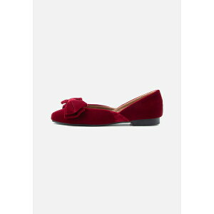 �A���i �t�B�[���h ���f�B�[�X �T���_�� �V���[�Y Ballet pumps - red